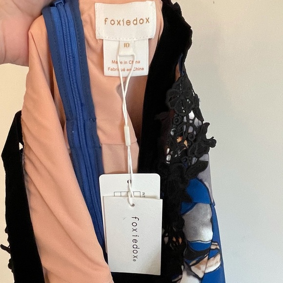 NWT Foxiedox Carmella Lace Fit & Flare Mini Dress - Picture 4 of 7